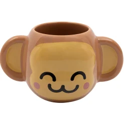 Mr. Wonderful Lancheiras|Lancheiras > Caneca 3D - Macaco