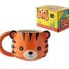Puckator Cadernos E Blocos > Caneca Forma - Tigre