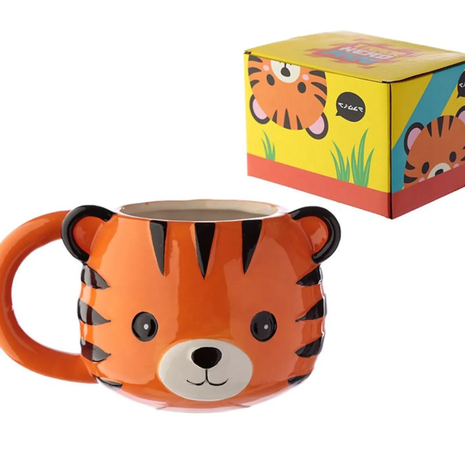 Puckator Cadernos E Blocos > Caneca Forma - Tigre