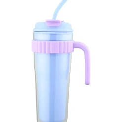 Discount Kasa Caneca Happiness Azul e Lilás