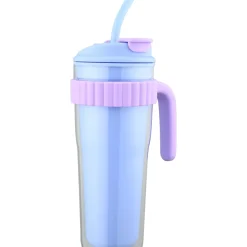 Discount Kasa Caneca Happiness Azul e Lilás