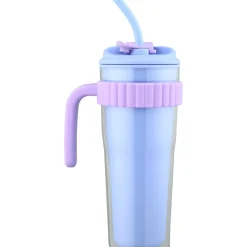 Discount Kasa Caneca Happiness Azul e Lilás