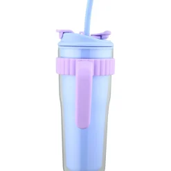 Discount Kasa Caneca Happiness Azul e Lilás