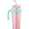 Online Kasa Caneca Happiness 900Ml Rosa e Verde
