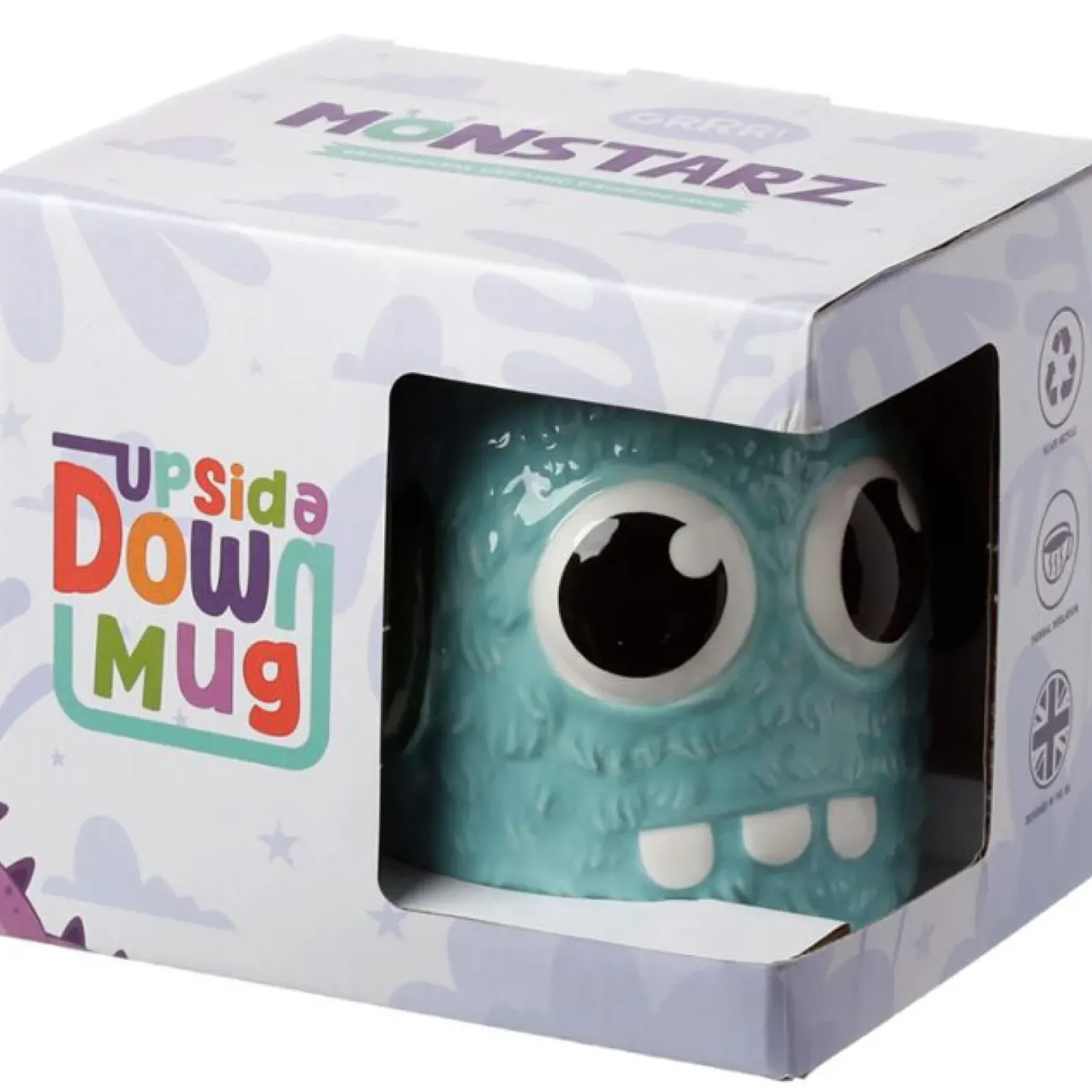 Puckator Lancheiras|Lancheiras > Caneca Invertida - Monstros Azul