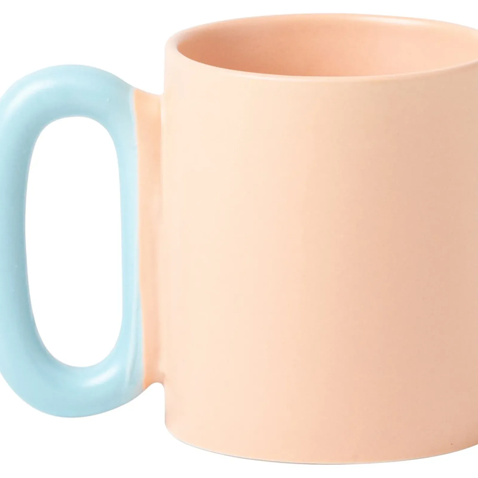 Online Kasa Caneca Laranja com Asa Azul Think