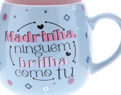 Lovely Story Caneca 400ml - Madrinha, Ninguém Brilha Como Tu