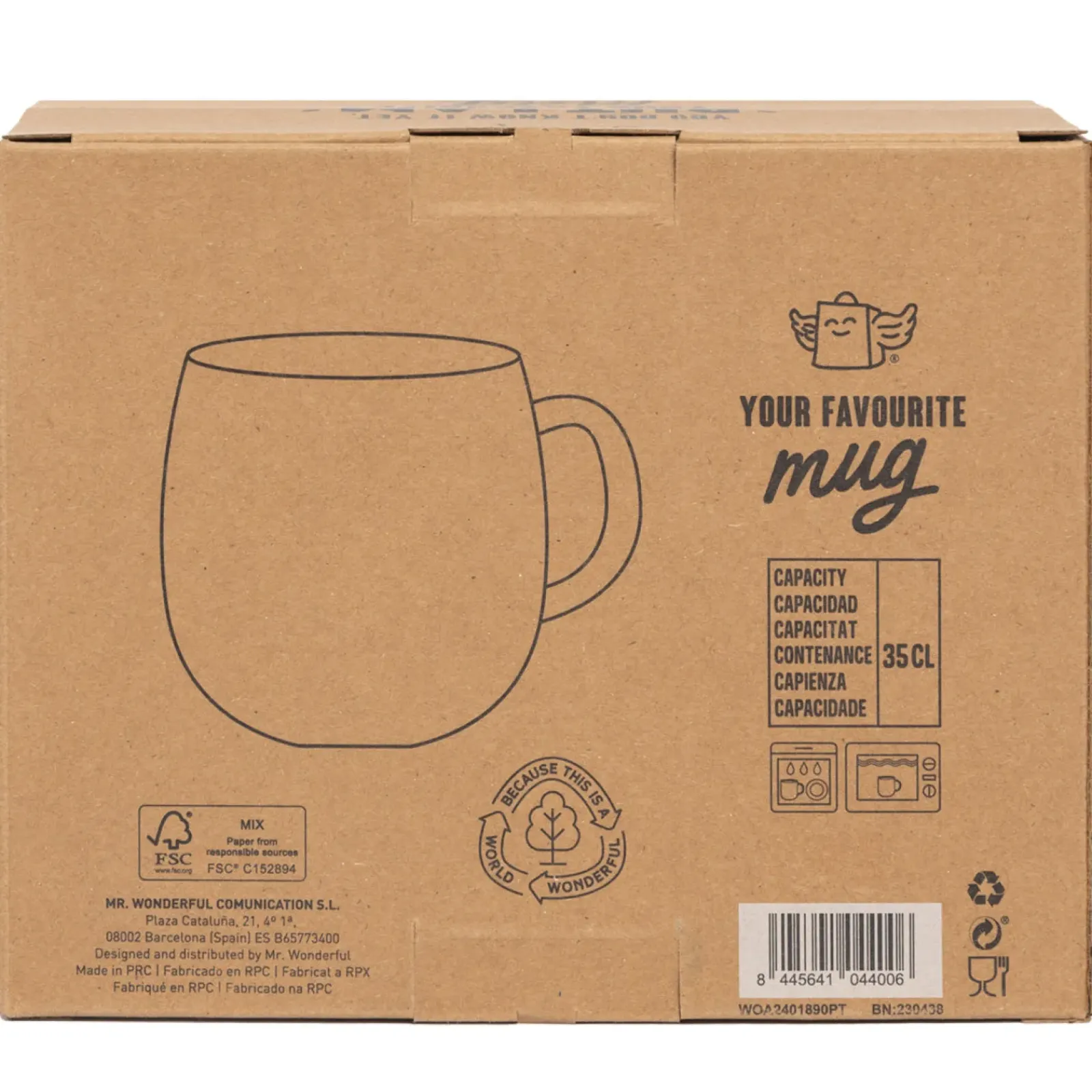 New Mr. Wonderful Caneca - Obrigado Por Seres Espetacular