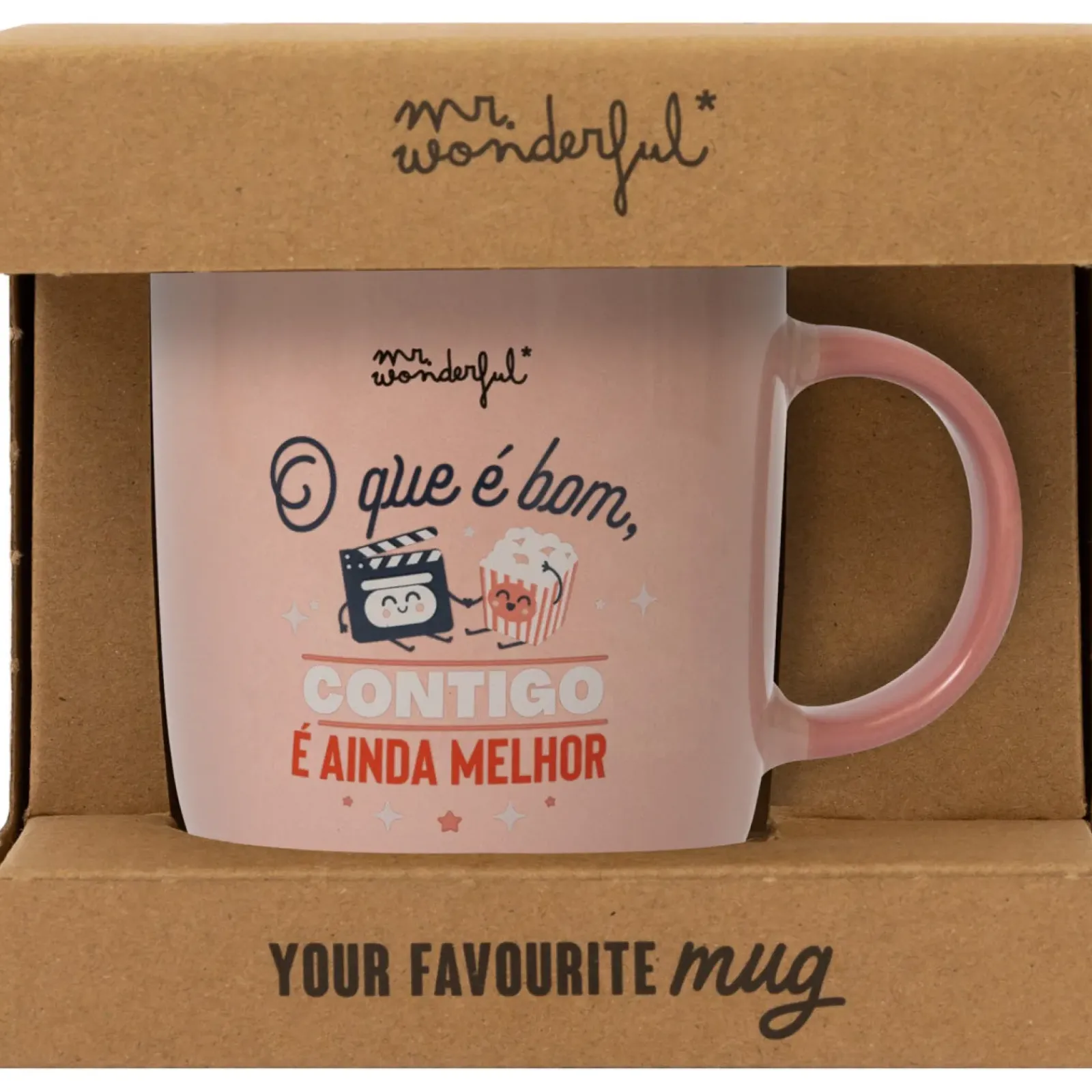 Mr. Wonderful Lancheiras|Lancheiras > Caneca - O Que É Bom, Contigo