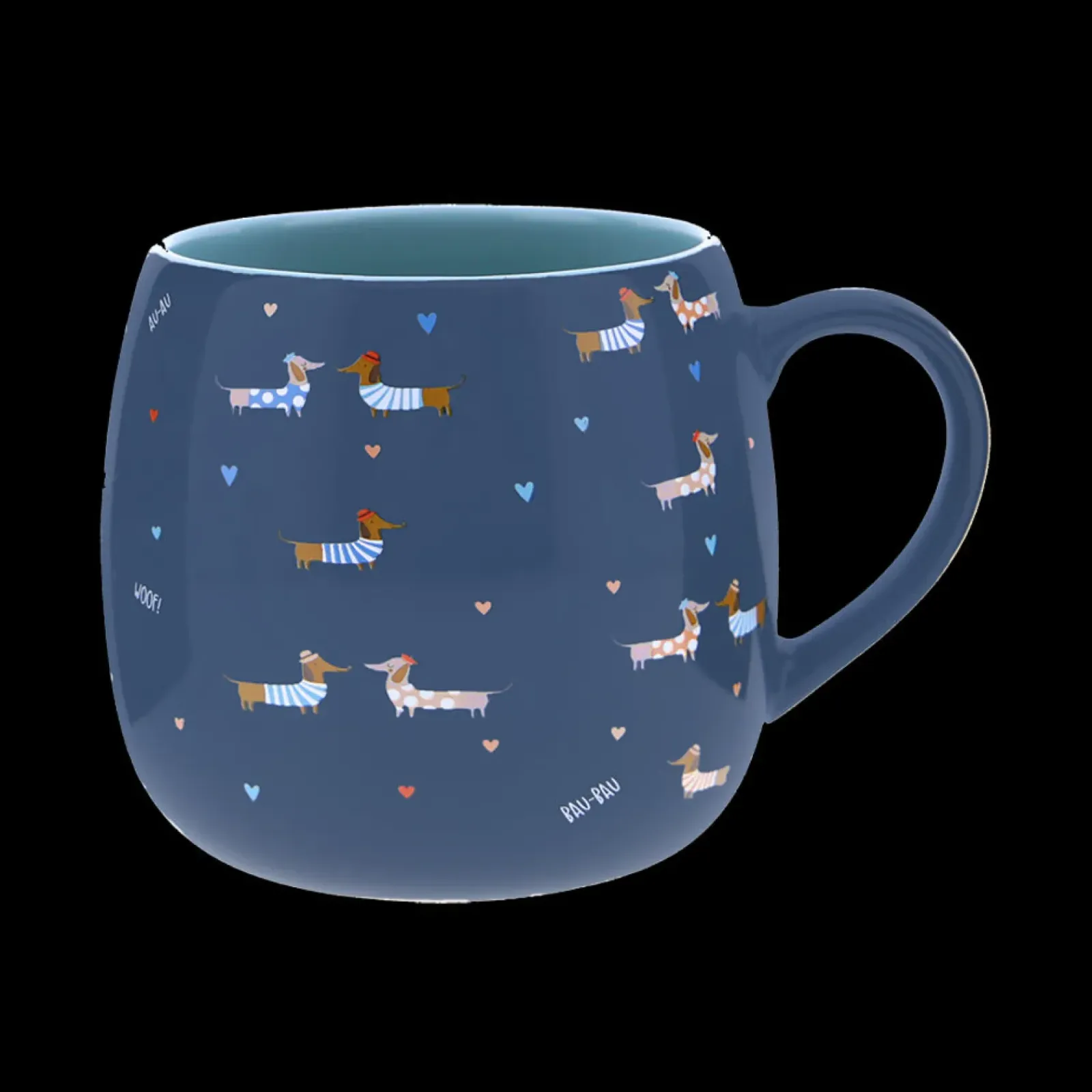 Aurea Canecas > Caneca Oval 400ml - Blue Guau