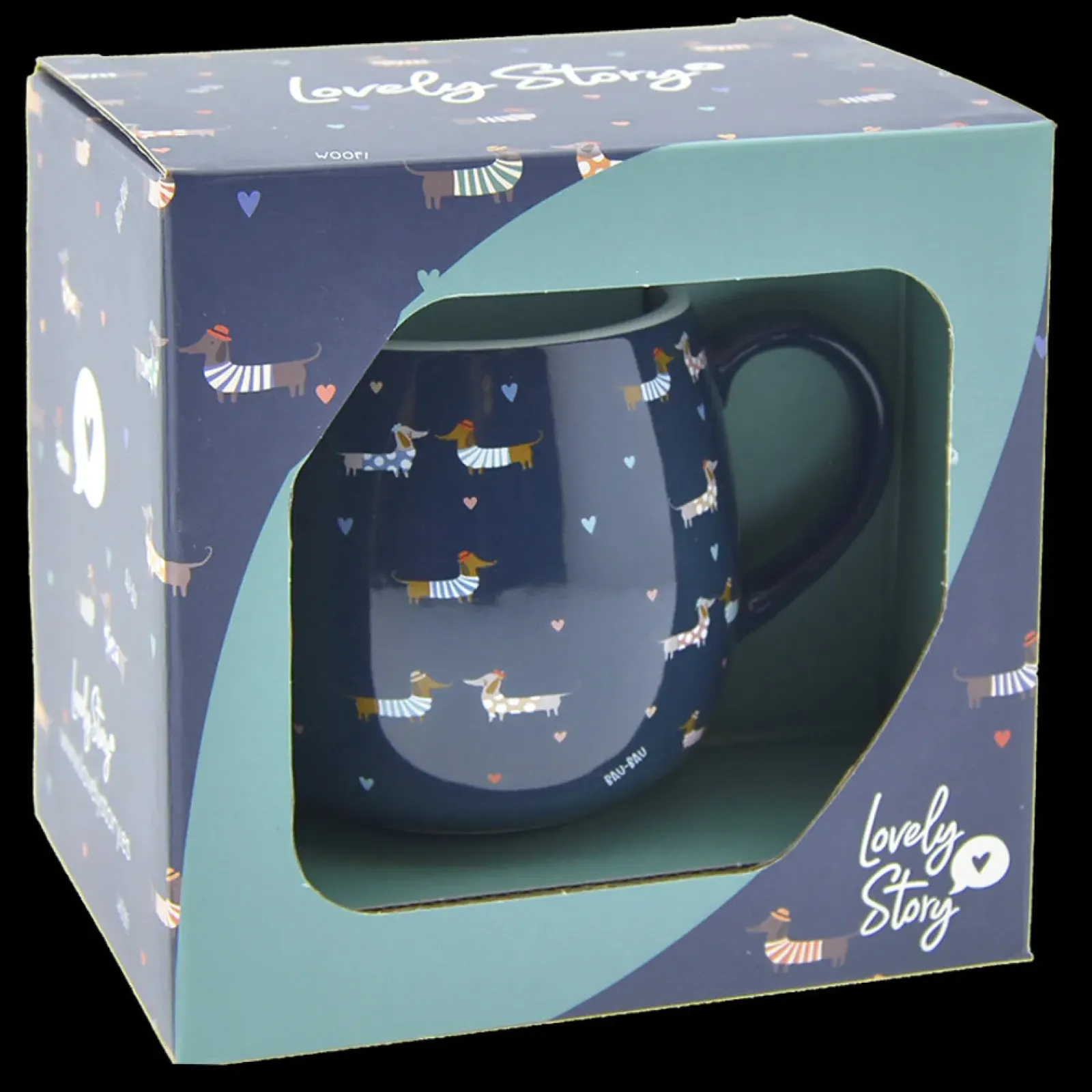 Aurea Canecas > Caneca Oval 400ml - Blue Guau
