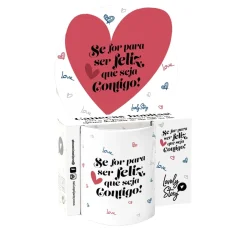 Lovely Story Lancheiras|Lancheiras > Caneca - Se For Para Ser Feliz, Que Seja Contigo