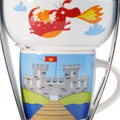 Hot Kasa Caneca + Taça Dinossauro