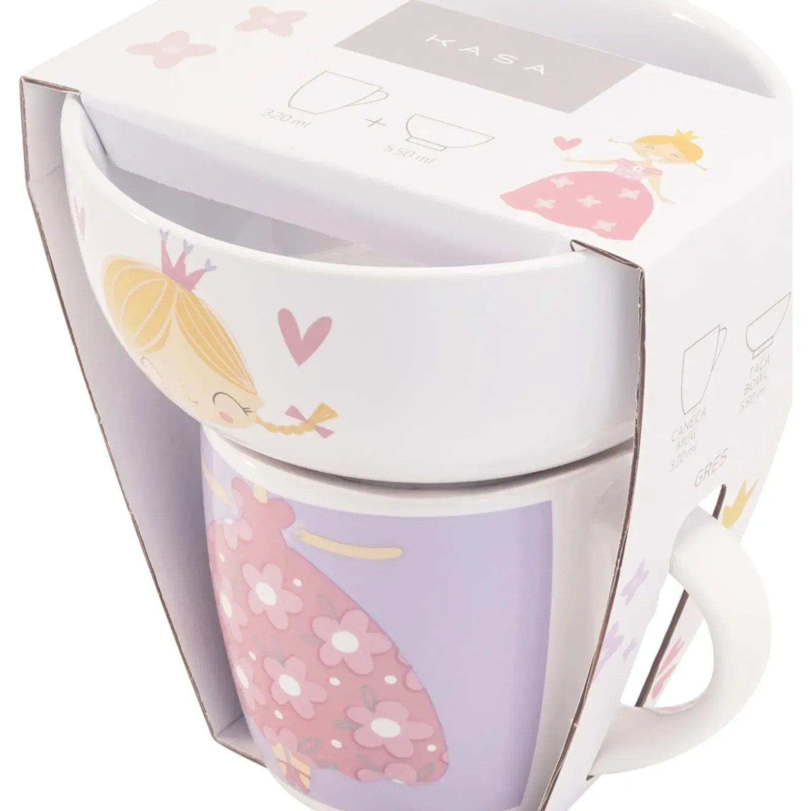 Online Kasa Caneca + Taça Princesa