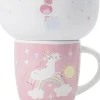 Kasa Canecas > Caneca + Taça Unicórnio Rosa