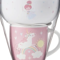 Kasa Canecas > Caneca + Taça Unicórnio Rosa