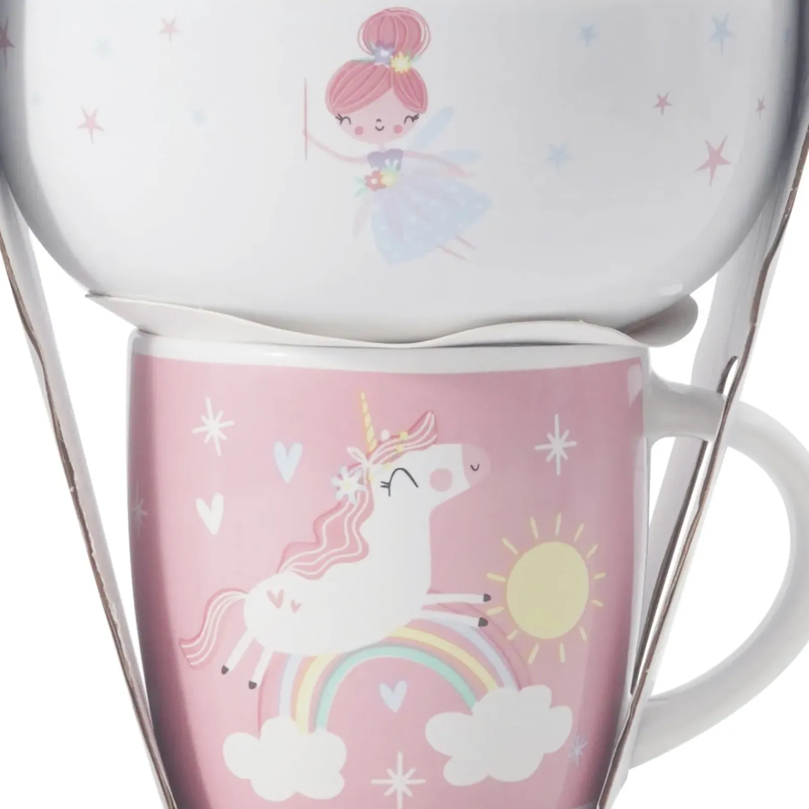 Kasa Canecas > Caneca + Taça Unicórnio Rosa