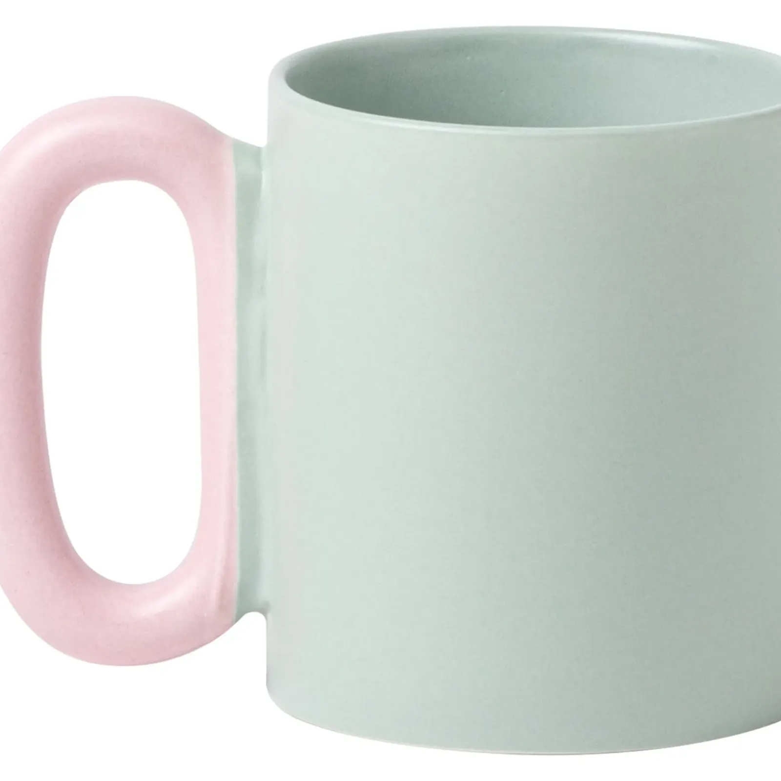 Kasa Caneca Verde com Asa Rosa Lively