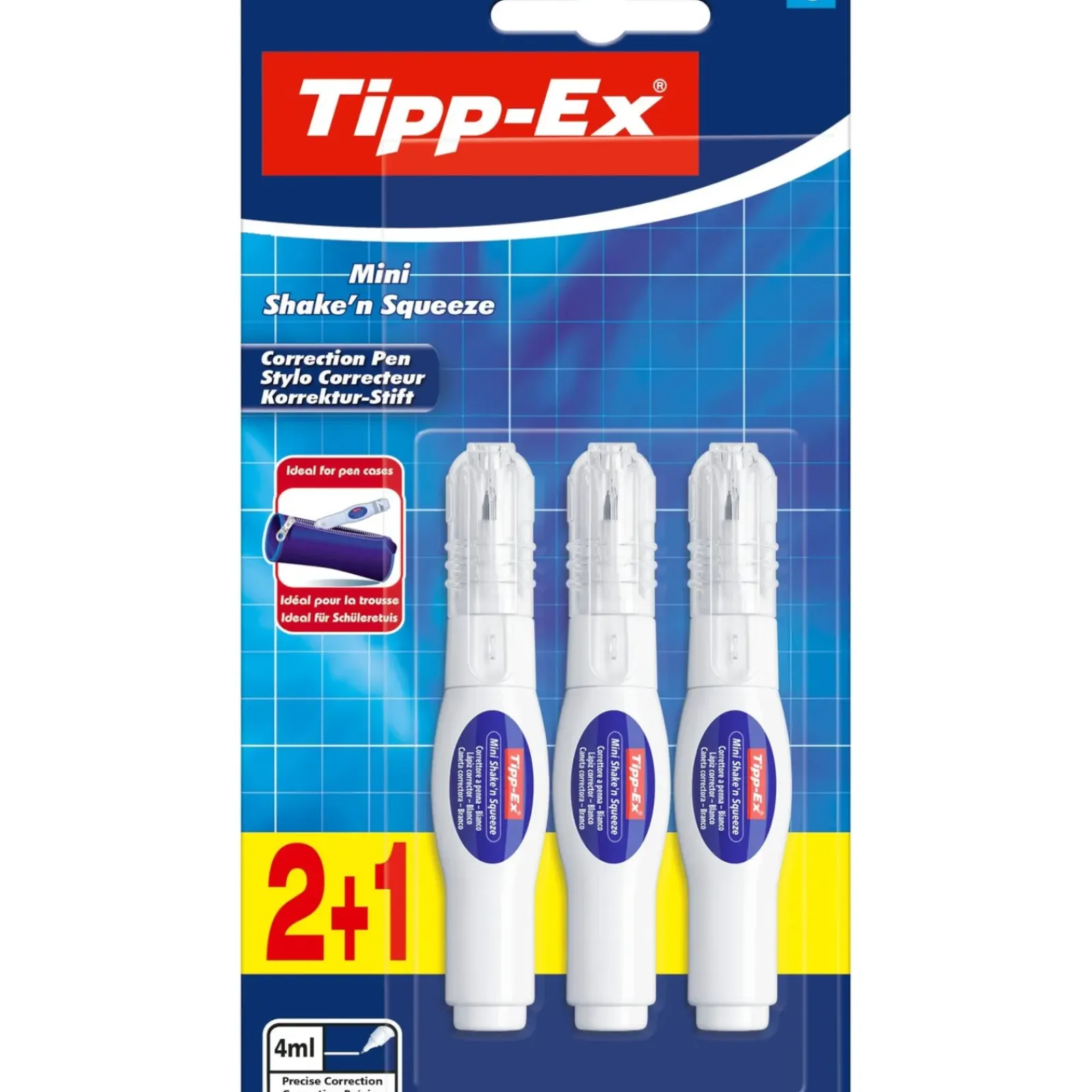 Bic Borrachas E Corretores > Caneta Corretora Shake'n Squeeze 4ml