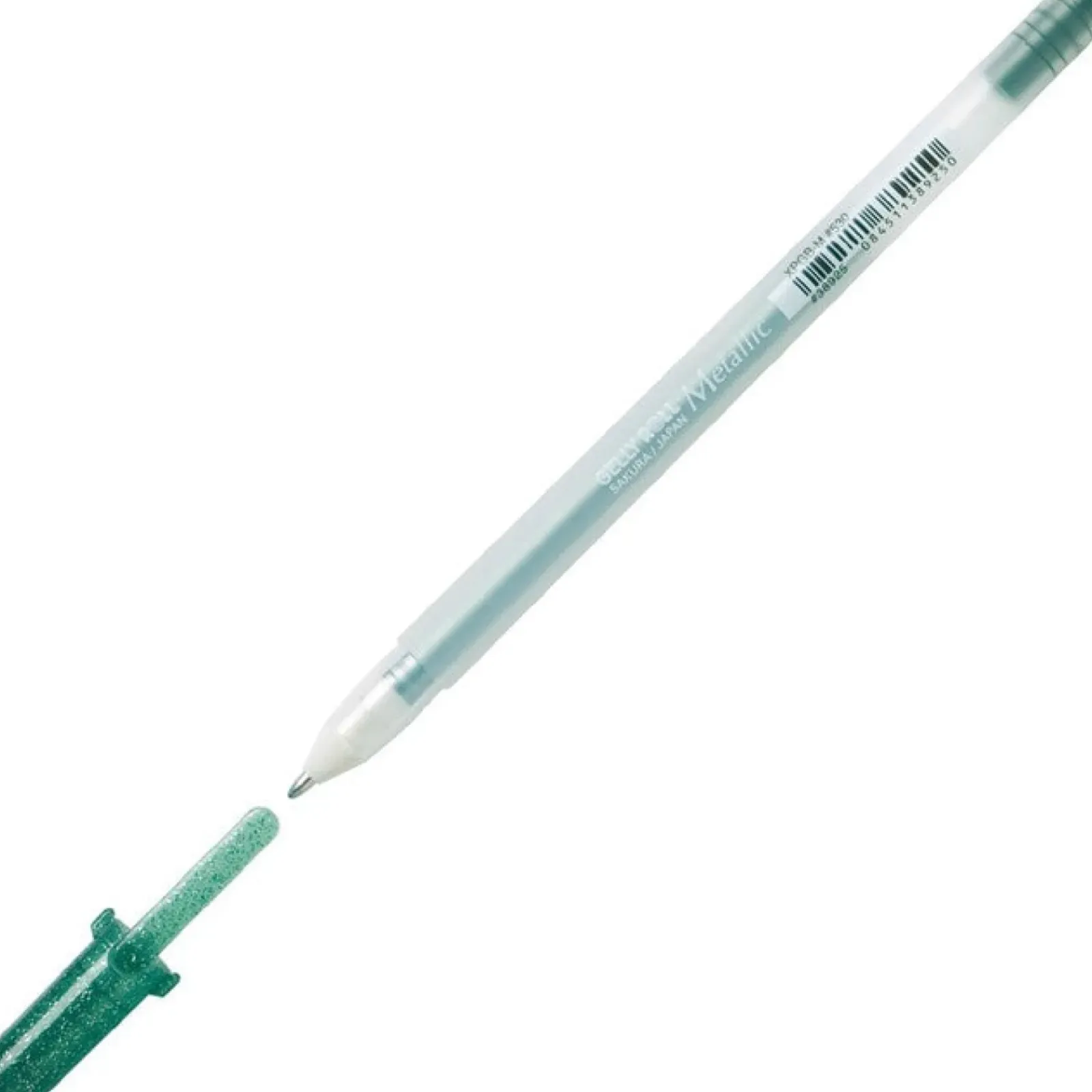 Sakura Brush Pen > Caneta Gelly Roll Cor Metalica Verde Escuro