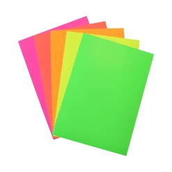 Discount Note! Cartolina Fluorescente A4 10 Folhas