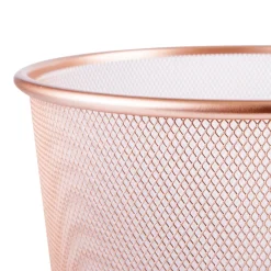 Note! Organização De Escritório > Cesto Papeis Rose Gold