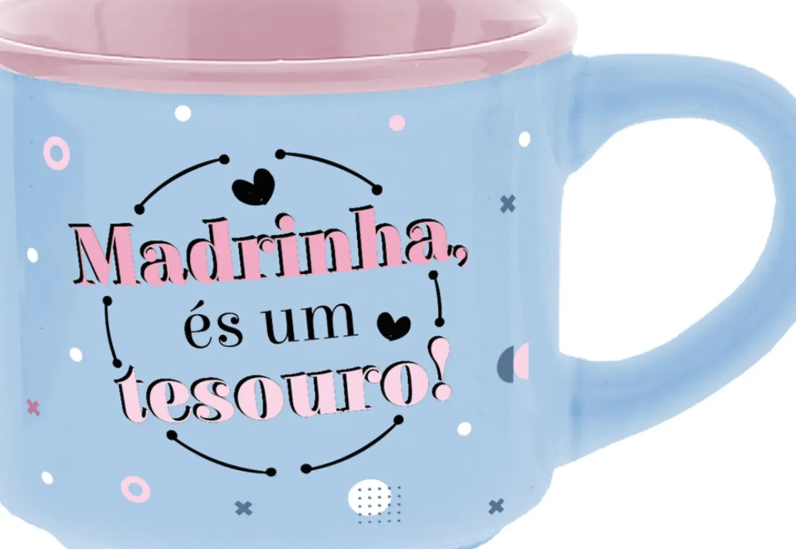 Lovely Story Canecas > Chávena 50ml - Madrinha, És Um Tesouro