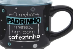 Lovely Story Canecas > Chávena 50ml - Melhor Padrinho Merece Bom Cafezinho