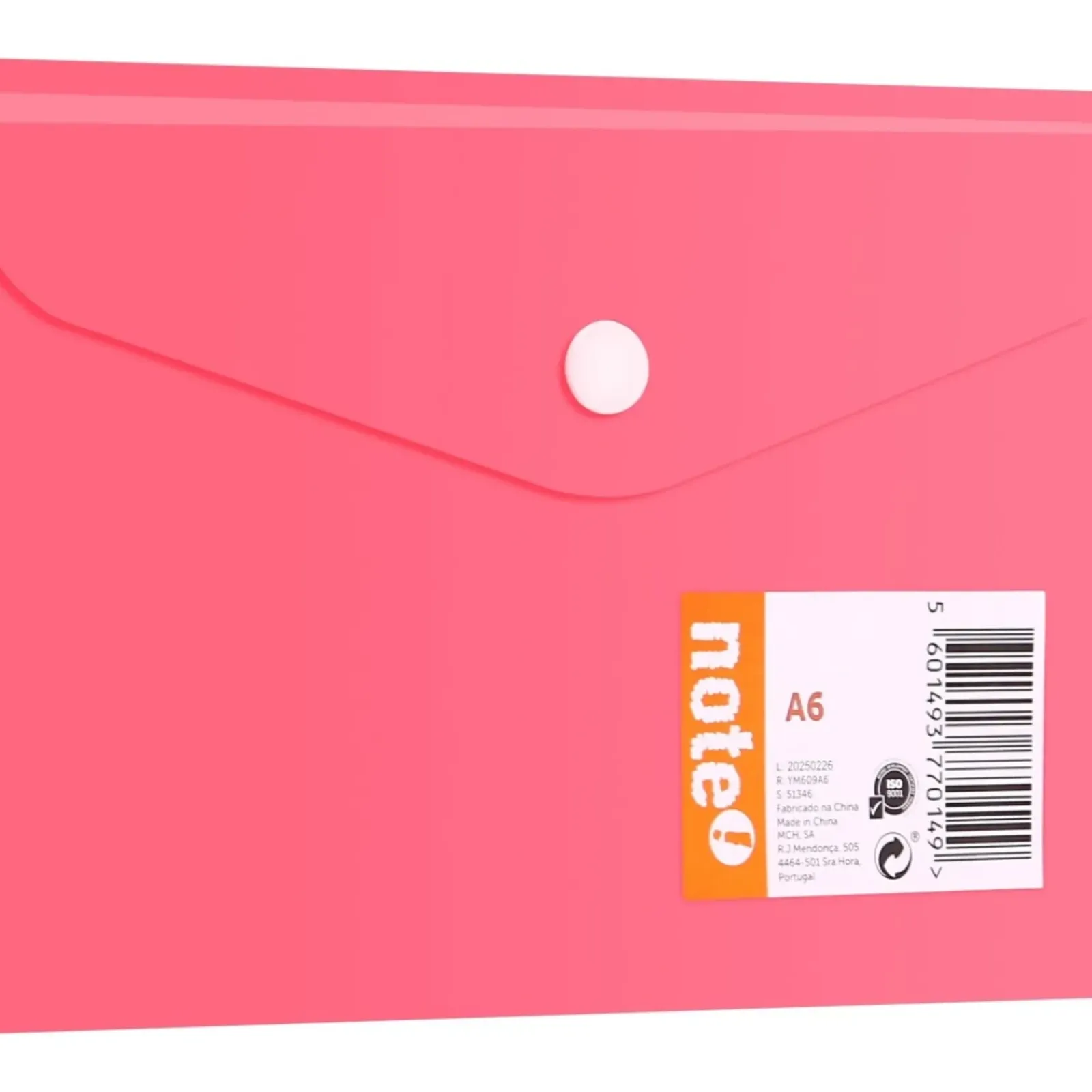 Hot Note! Classificador Envelope A6 Com mola Sortido