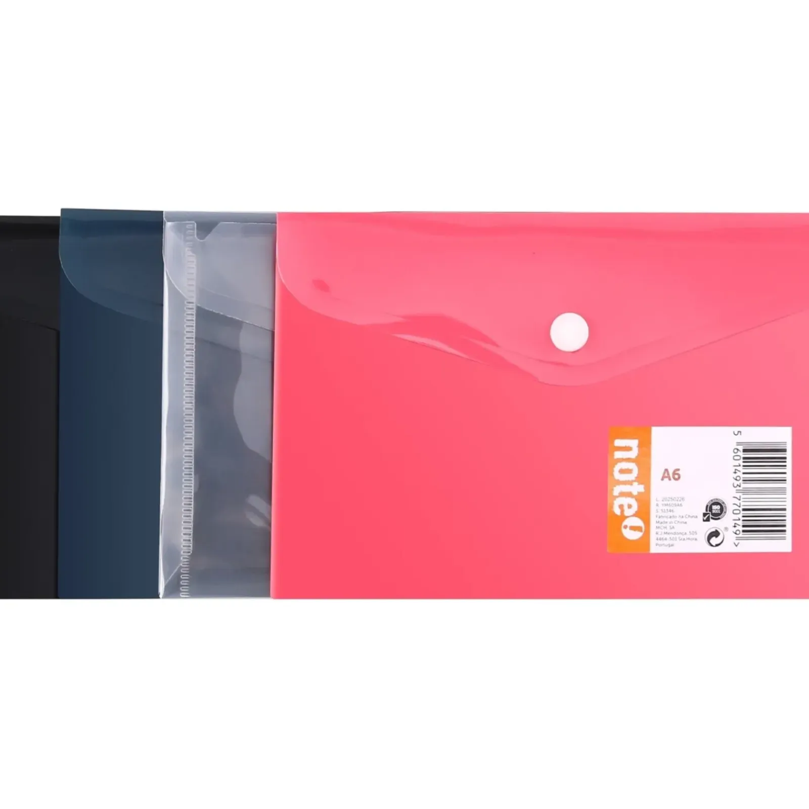 Hot Note! Classificador Envelope A6 Com mola Sortido