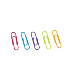 New Note! Clips Cores Sortidas 28mm 100 unidades