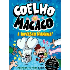 Porto Editora Literatura Infantil > Coelho Vs. Macaco - A Invasão Humana de Jamie Smart