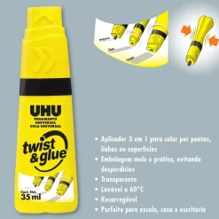 Uhu Colas E Fita-Colas > Cola Twist And Glue 35ml