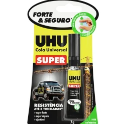 Uhu Colas E Fita-Colas > Cola Universal SUPER Forte & Seguro 7g
