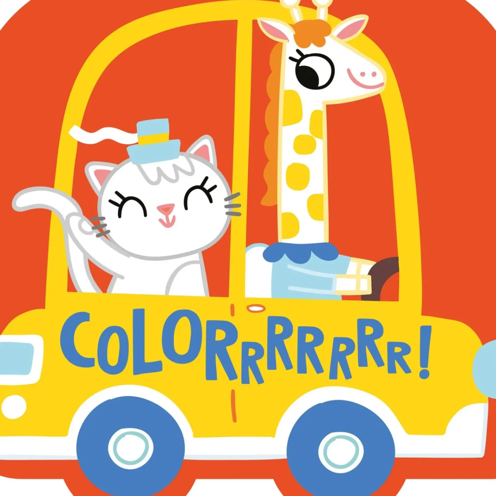 Yoyo Atividades > Colorrrr! Carro - Laranja - COLORRRR!
