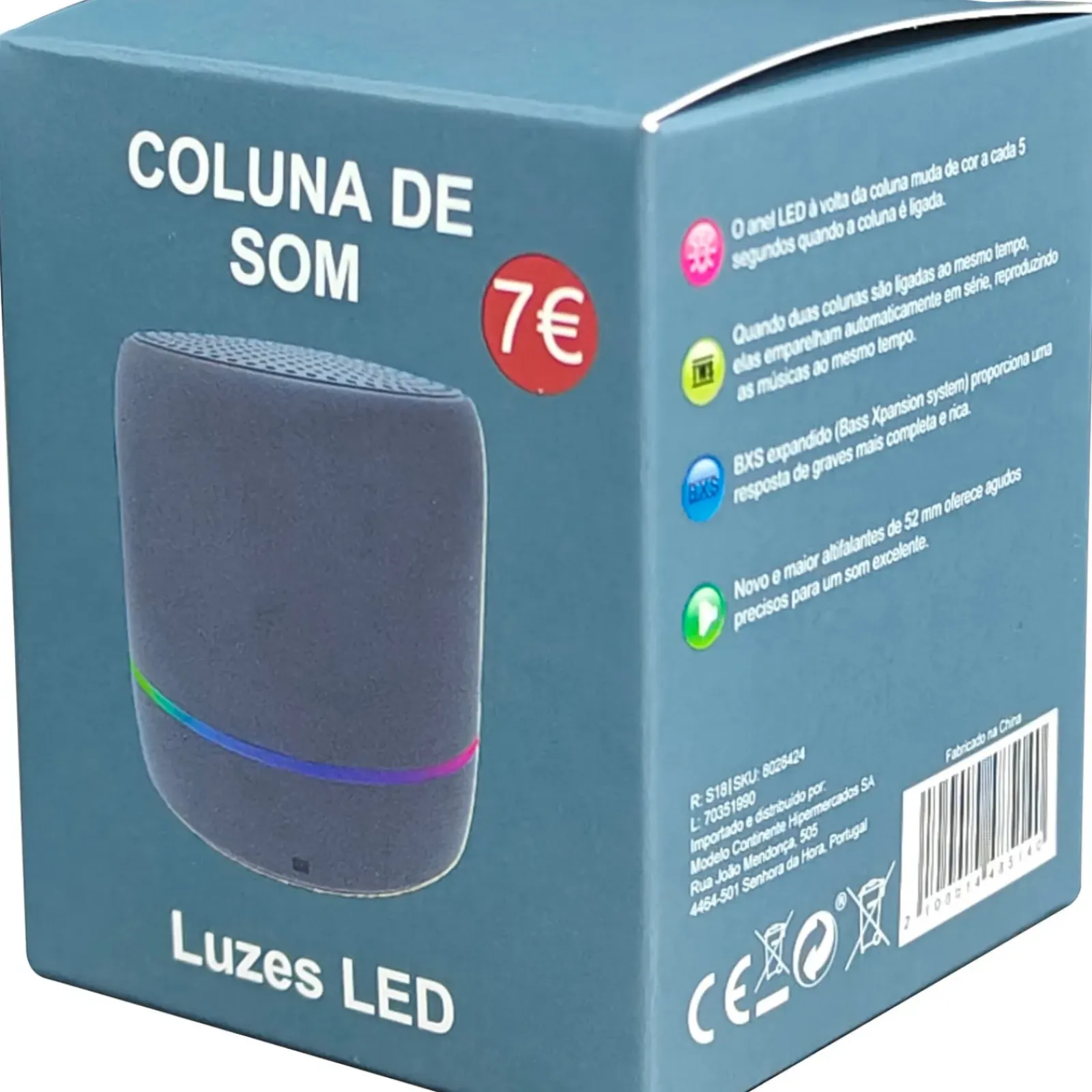 Onetop Eletrónica > Coluna de Som Azul Fusion