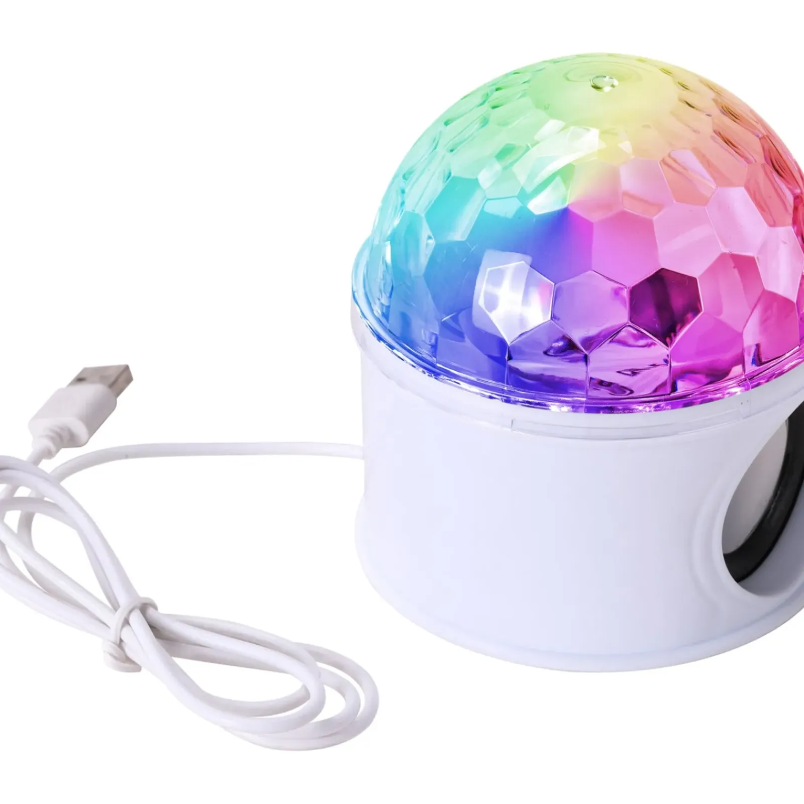 Hot Wesdar Coluna Sem Fios Bola Led Disco USB