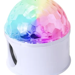Hot Wesdar Coluna Sem Fios Bola Led Disco USB