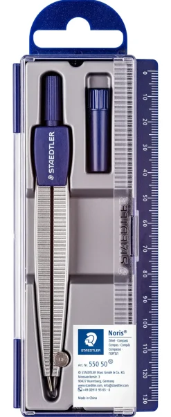 Staedtler Réguas E Acessórios > Compasso Escolar Noris Club