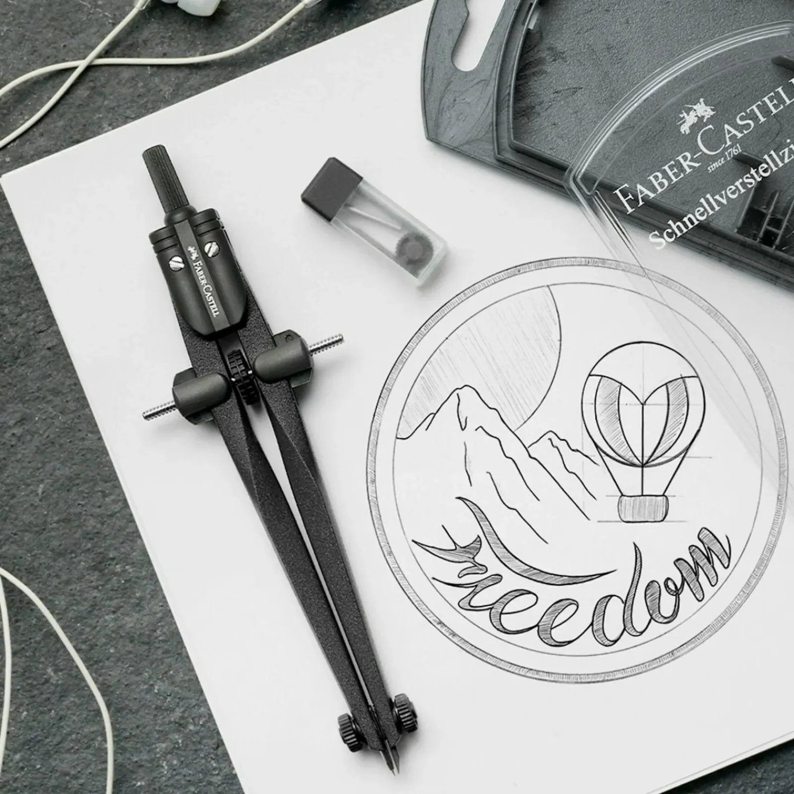 Faber Castell Réguas E Acessórios > Compassos Boys