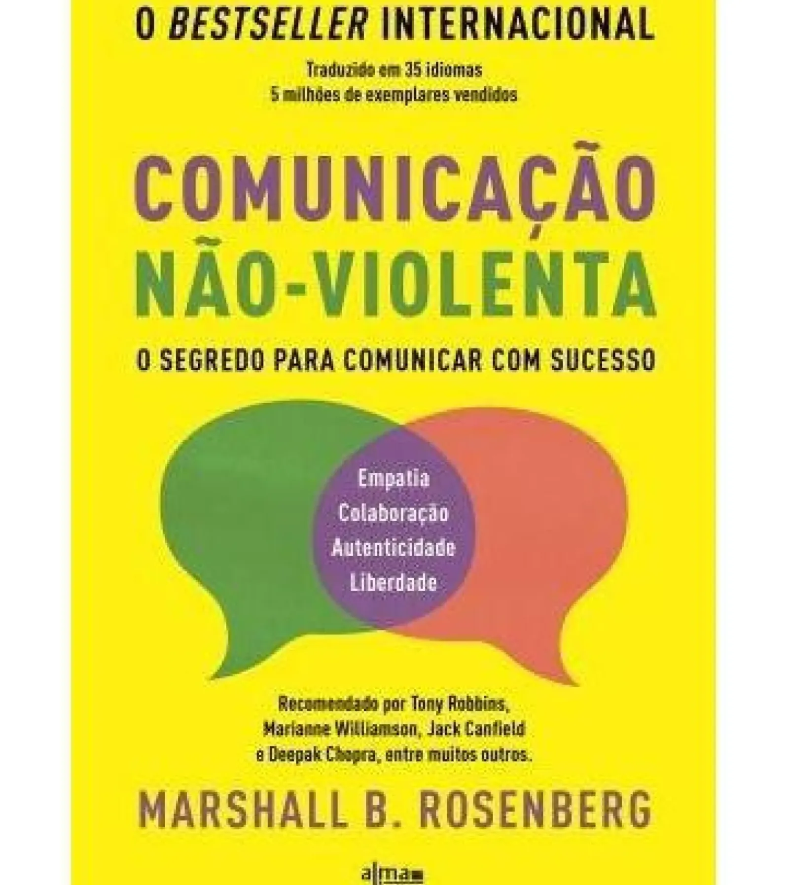 Clearance Alma Dos Livros Comunicação Não-Violenta de Marshall B. Rosenberg O Segredo para Comunicar com Sucesso