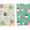 Cuties Cadernos E Blocos > Conj 2 Cadernos - Donuts Sortido