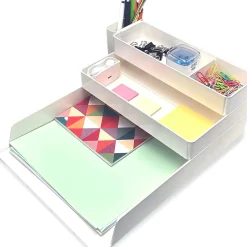Note! Conjunto Arquivo Modular Multifunções Branco 4 Peças