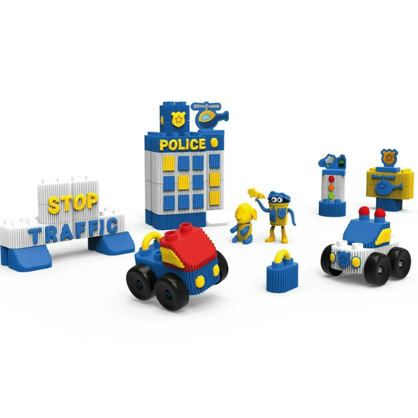 Play-Doh Conjunto Blocos Esquadra Policia Play Doh