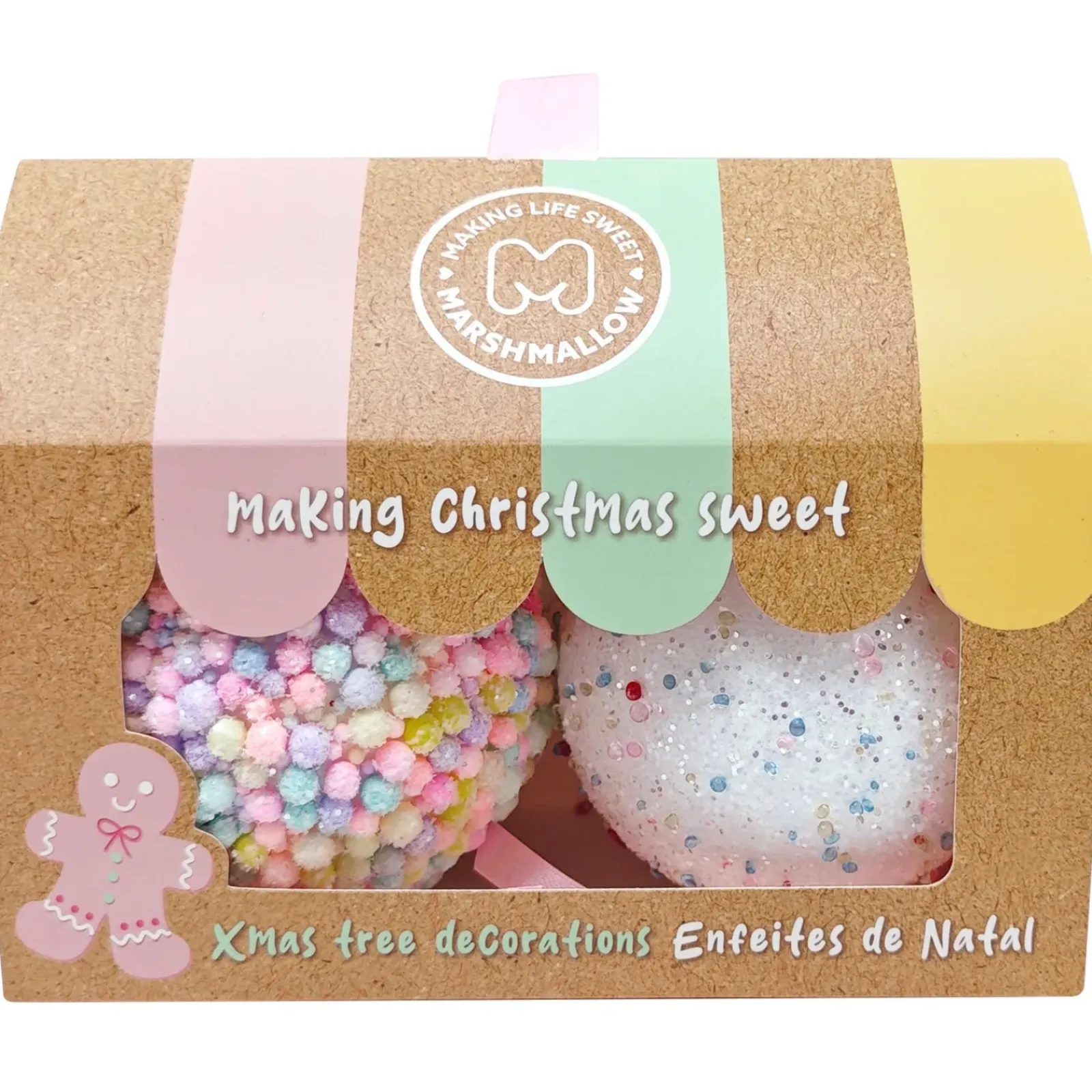 Best Marshmallow Conjunto 2 Bolas Bubblegum