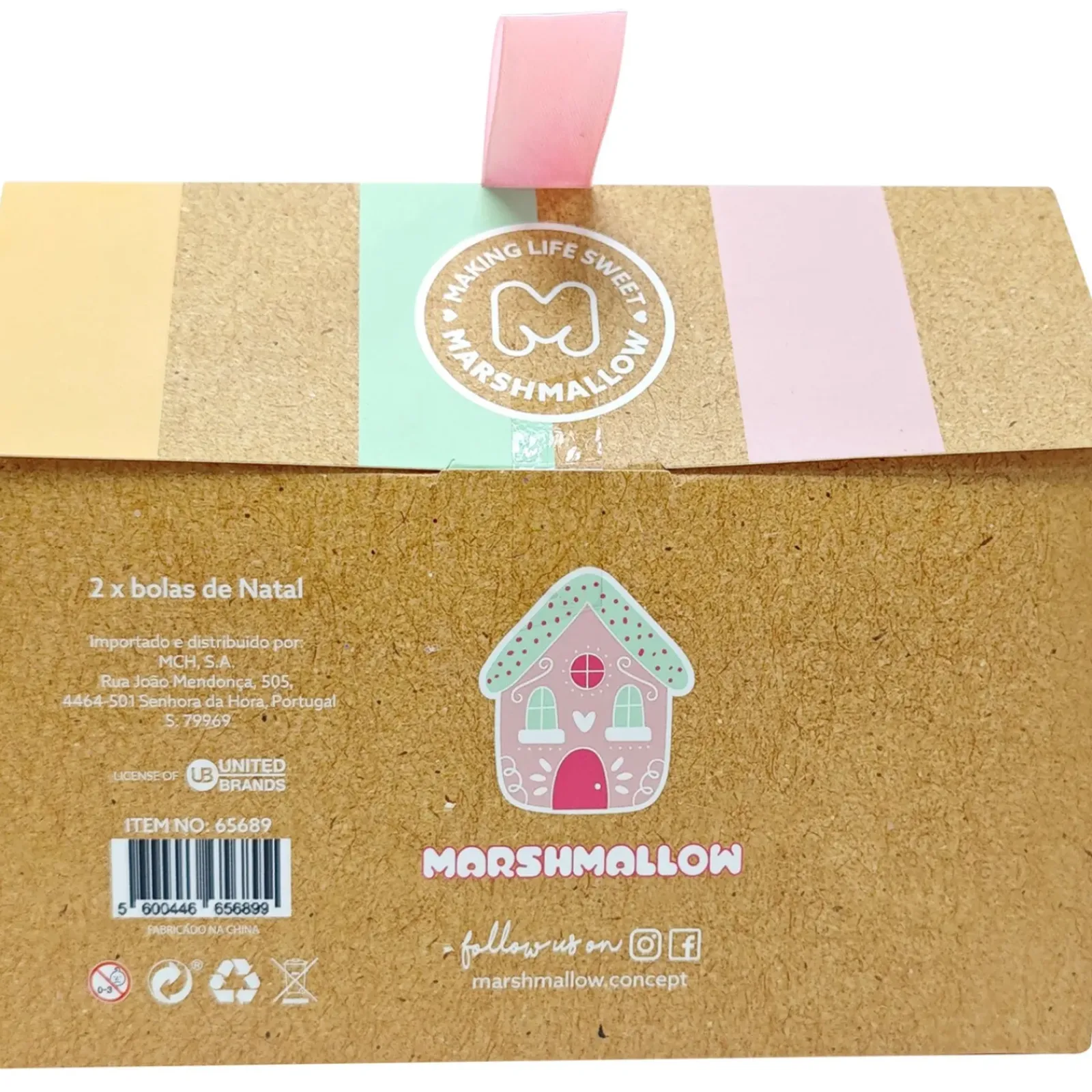 Best Marshmallow Conjunto 2 Bolas Bubblegum