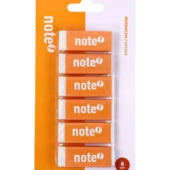 Clearance Note! Conjunto 6 Borrachas Branco