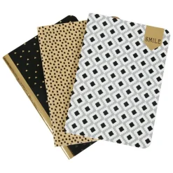 Heyou Cadernos E Blocos > Conjunto 3 Cadernos A6 - Ethnik (artigo sortido)