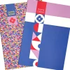 Outlet Note! Conjunto 2 Cadernos Agrafados A5 Liso 96F Flower