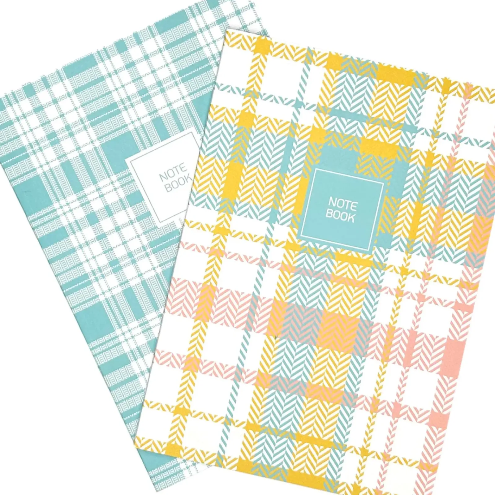 Note! Cadernos E Recargas > Conjunto 2 Cadernos Agrafados A5 Liso 96F Square
